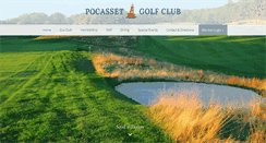 Desktop Screenshot of pocassetgolfclub.com